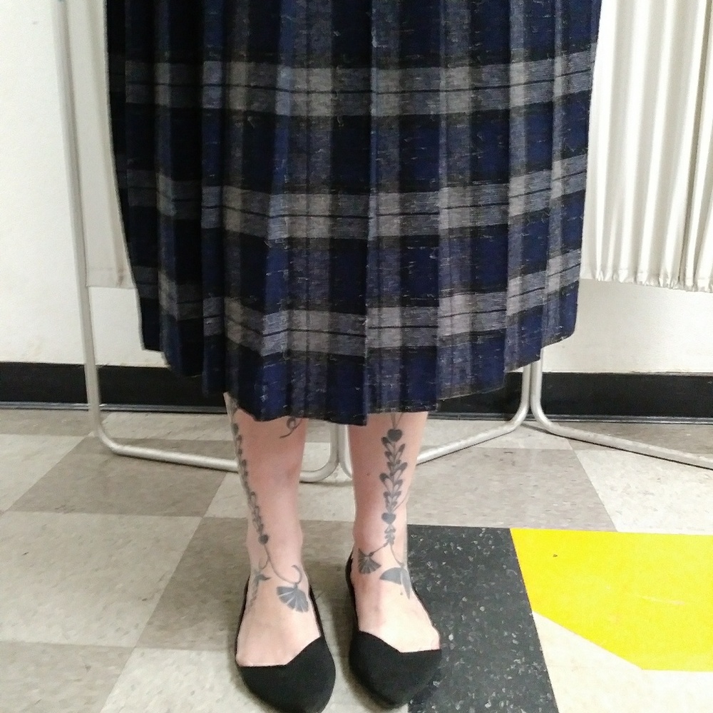 Vintage "Bobbysoxer" Plaid Skirt!!